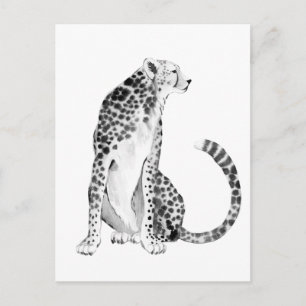 Chrome Cheetah Briefkaart