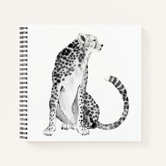 Chrome Cheetah Notitieboek (Voorkant)