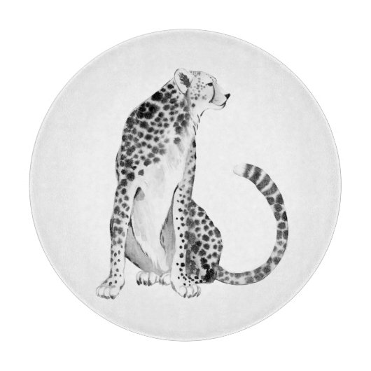 Chrome Cheetah Snijplank (Voorkant)