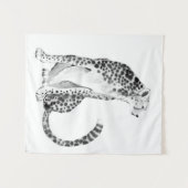 Chrome Cheetah Wandkleed (Voorkant (horizontaal))