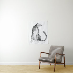 Chrome Cheetah Wandkleed