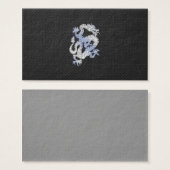 Chrome comme argent Dragon Black Snake style de pe (Devant & derrière)