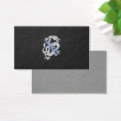 Chrome comme argent Dragon Black Snake style de pe (Bureau)