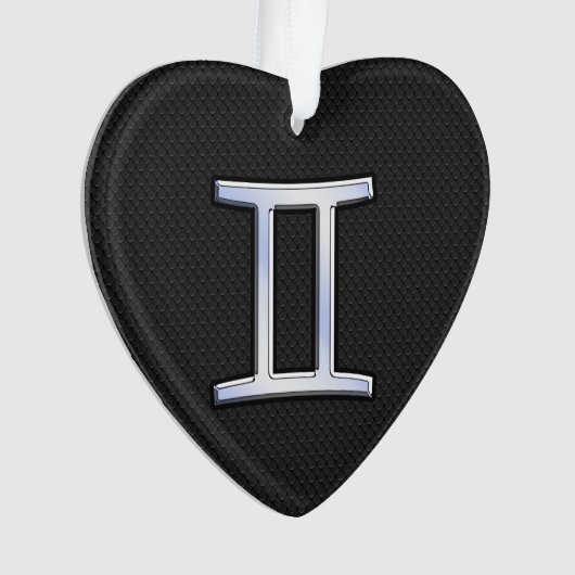 Chrome comme Gemini signe Zodiac (devant)