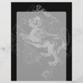 Chrome Comme Leo Zodiac Constellation Carte Heveli (Devant)