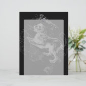 Chrome Comme Leo Zodiac Constellation Carte Heveli (Debout devant)