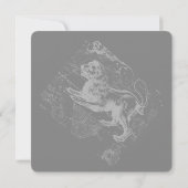 Chrome Comme Leo Zodiac Constellation Carte Heveli (Dos)