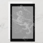 Chrome Comme Leo Zodiac Constellation Carte Heveli (Devant / Derrière)