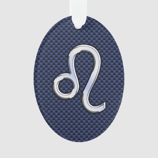 Chrome Comme Leo Zodiac Panneau Bleu Fibre de carb (devant)