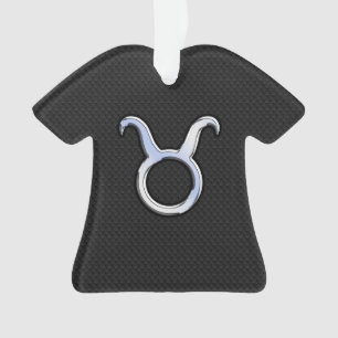 Chrome Comme Taurus Zodiac Panneau Décor