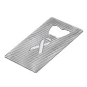 Chrome Comme White Ribbon Sensibilisation Fibre de (Devant Angle)