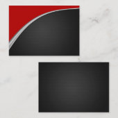 Chrome Curve Red Visitekaartje (Voorkant / Achterkant)