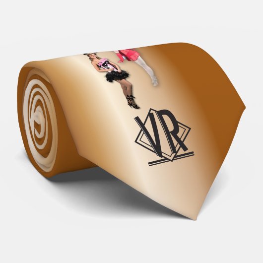 Chrome de pin-up de cravate de collage de VR (Roulé)