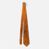 Chrome Diver met haaien op Teak Veneer-stijl Stropdas (Achterkant)