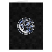 Chrome Dragon Crest foncé fibre de carbone Impress (Devant)