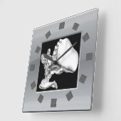 Chrome Fighter Wall klok (Hoek)