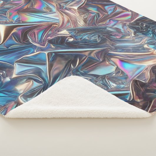 Chrome Folie Ultra-Cozy Deken – Futuristische Glan (3/4)