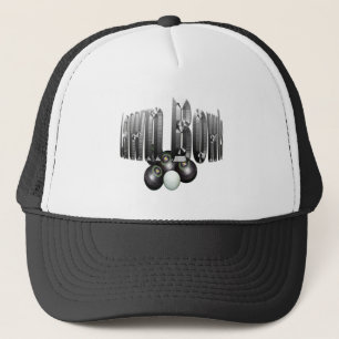 Chrome grawn Bowls and Logo Design Trucker Pet