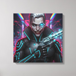 Chrome Harlequin Canvas