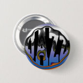 CHROME JAZZ RONDE BUTTON 5,7 CM (Voorkant /achterkant)