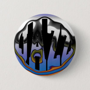 CHROME JAZZ RONDE BUTTON 5,7 CM