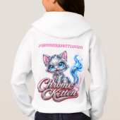 Chrome Kitten " Supacute" Sweat à capuche (Dos)