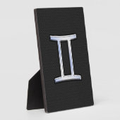 Chrome like Gemini Zodiac Sign Fotoplaat (Zijkant)