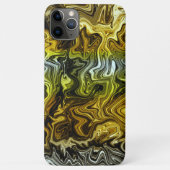 Chrome Liquid Metallic Gold Silver Cool Case-Mate iPhone Case (Achterkant)