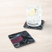 Chrome luchtinname bier onderzetter (Rechterzijde)