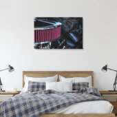 Chrome luchtinname canvas afdruk (Insitu (Slaapkamer))