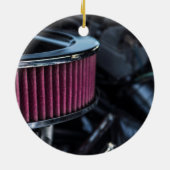 Chrome luchtinname keramisch ornament (Achterkant)