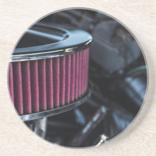 Chrome luchtinname zandsteen onderzetter