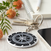 Chrome Mag Wheel Sleutelhanger (Zijkant)