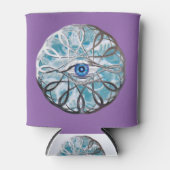 Chrome Mystical Eye Design Blikjeskoeler (Voorkant)