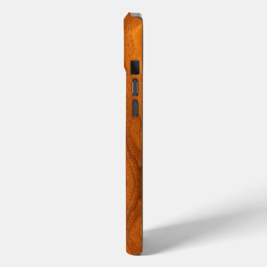 Chrome nautische anker op teakhout Case-Mate iPhone case (Achterkant / Links)