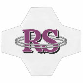 Chrome Orbite Monogramme Initiales Toute Couleur I (Plat)