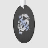Chrome Orient Style Dragon Black Snake Peau Imprim (devant)