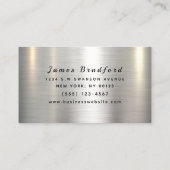 Chrome Professional Dump Truck Service Visitekaartje (Achterkant)