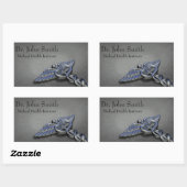 Chrome Professionnel Médicale Caduceus - Sticker (Feuille)