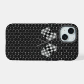 Chrome Racing drapeaux sur Honeycombs (Verso Horizontal)