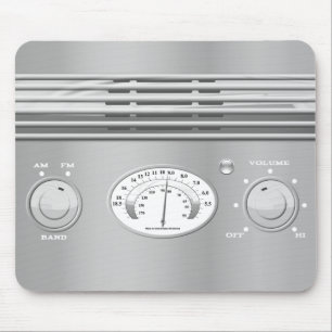 Chrome radio muismat