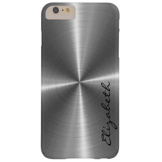 Chrome roestvrij stalen metalen blik Case-Mate iPhone case (Achterkant)
