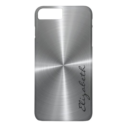 Chrome roestvrij stalen metalen blik Case-Mate iPhone case (Achterkant)