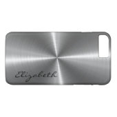 Chrome roestvrij stalen metalen blik Case-Mate iPhone case (Achterkant (Horizontaal))