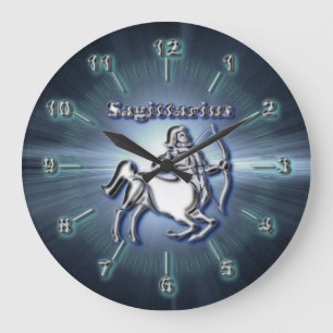 Chrome Sagittarius Grote Klok
