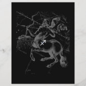 Chrome Sagittarius Zodiac Sign Hevelius circa 1690 (Voorkant)