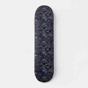Chrome schedel en Botten Skateboard
