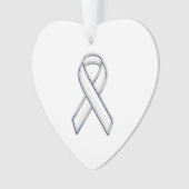 Chrome Silver Imprimé Ceinture White Ribbon Sensib (devant)