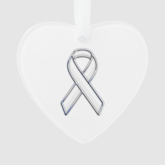 Chrome Silver Imprimé Ceinture White Ribbon Sensib (devant)