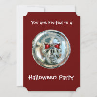 CHROME SKULL HALLOWEEN PARTIJ